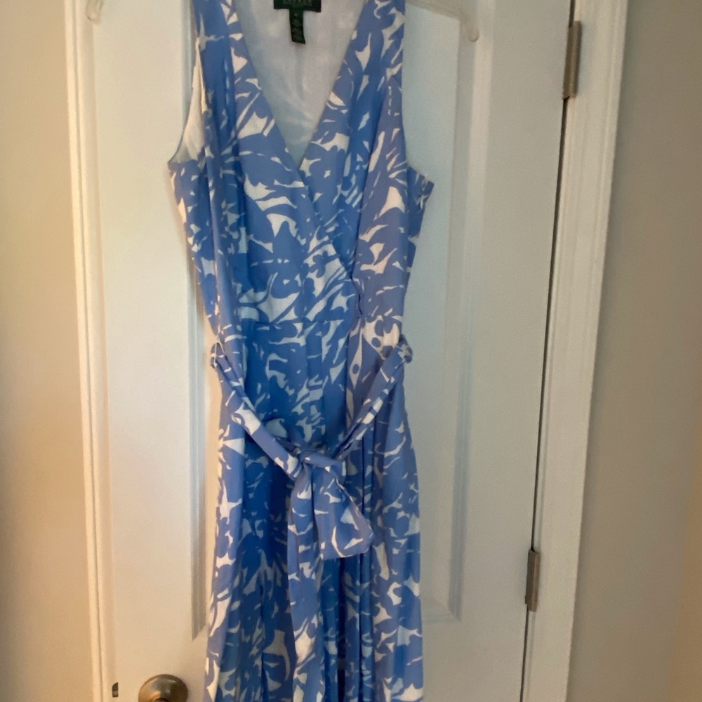 Lauren 100% linen dress
